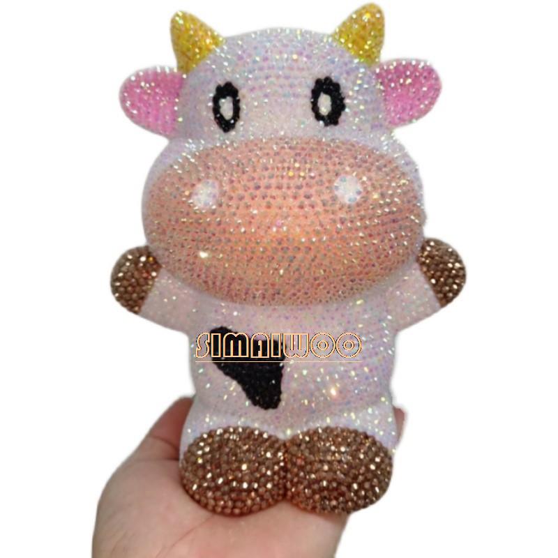 Home Decor Exhibition - DIY Strass Kunst Kuh Puppe Spielzeug