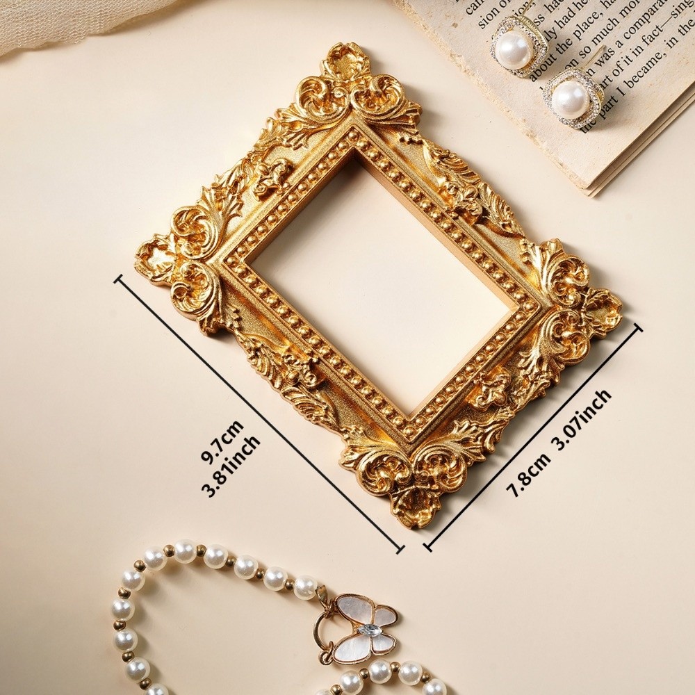 Bamboo Photo Frame - Vintage Gold DIY Schattenfugenrahmen DIY 3D