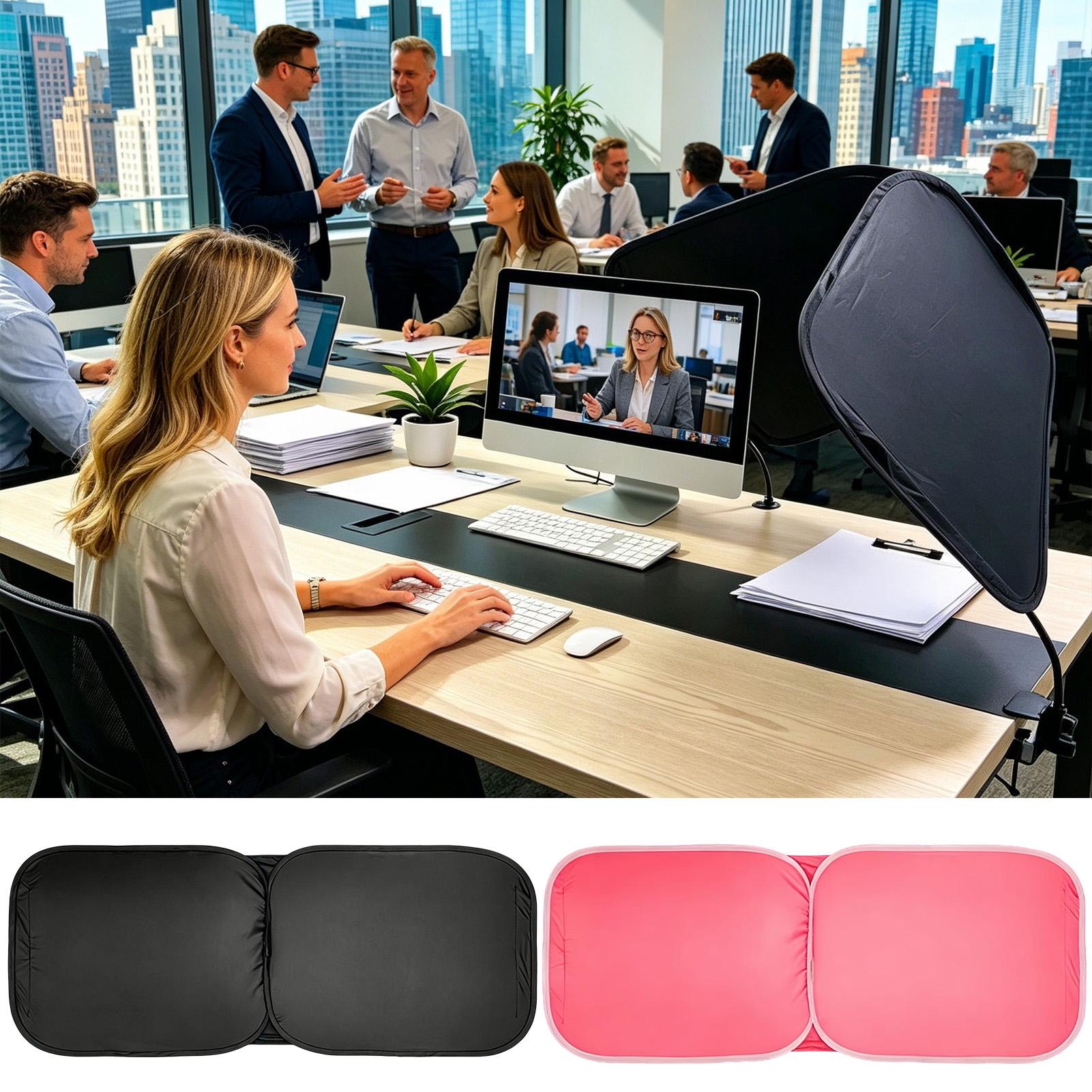 Blackout Curtains - Büro-Schreibtisch-Lichtblocker, Desktop-Privatsphärenschutz, Büro-Lichtblocker für Männer, Erwachsene,