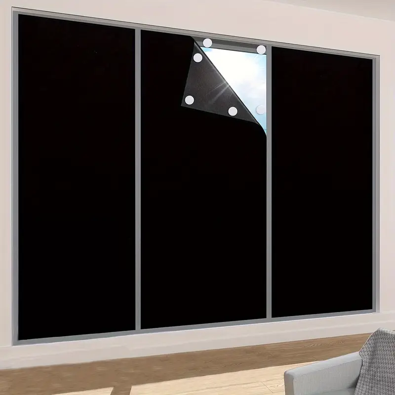 Blackout Curtains - 95–98 % Verdunkelungsvorhang, DIY, tragbar, für