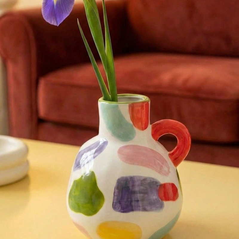 Moderne Geometrische Keramikva – Home Decor Dopamine Bewertung und Preis