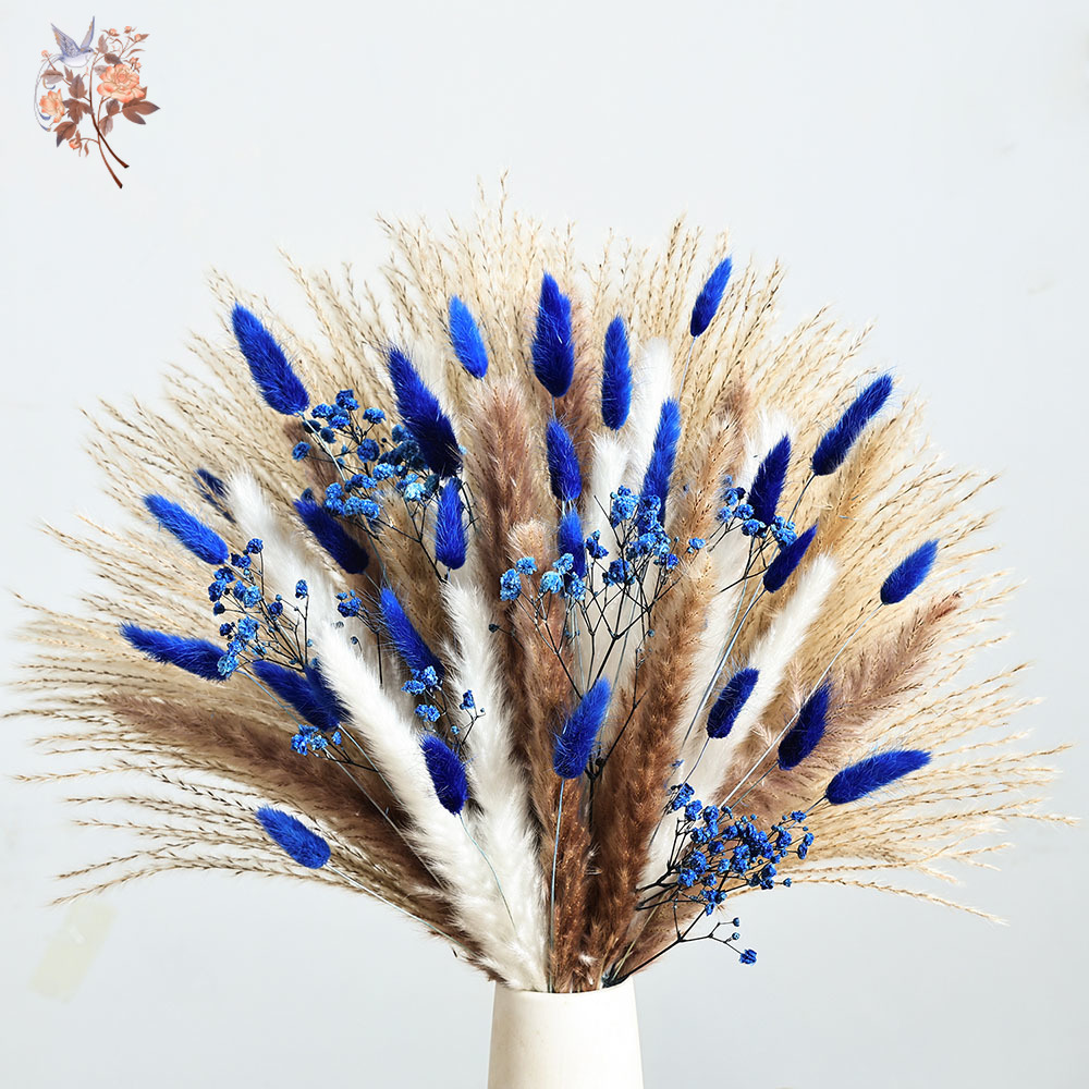 Blauer, flauschiger Kaninchens – Dried Flower Bouquet Bewertung und Preis