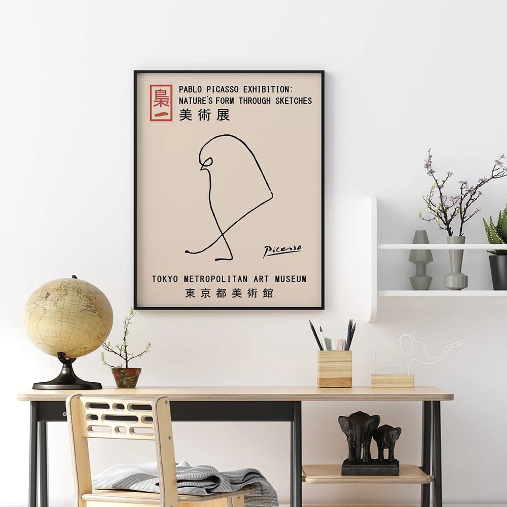 Japanische Vintage-Musik Leinw – Home Decor Exhibition Bewertung und Preis