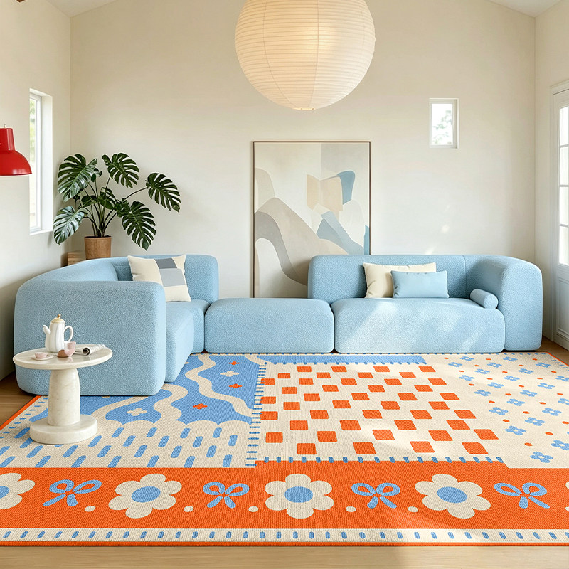 Moderne Teppiche für das Wohnz – Home Decor Dopamine Bewertung und Preis