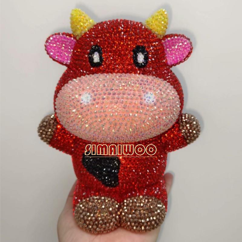 DIY Strass Kunst Kuh Puppe Spi – Home Decor Exhibition Bewertung und Preis