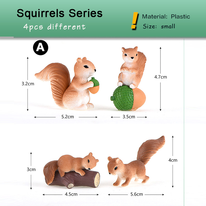 Wald Simulierte Eichhörnchen M – Home Decor Korea Bewertung und Preis
