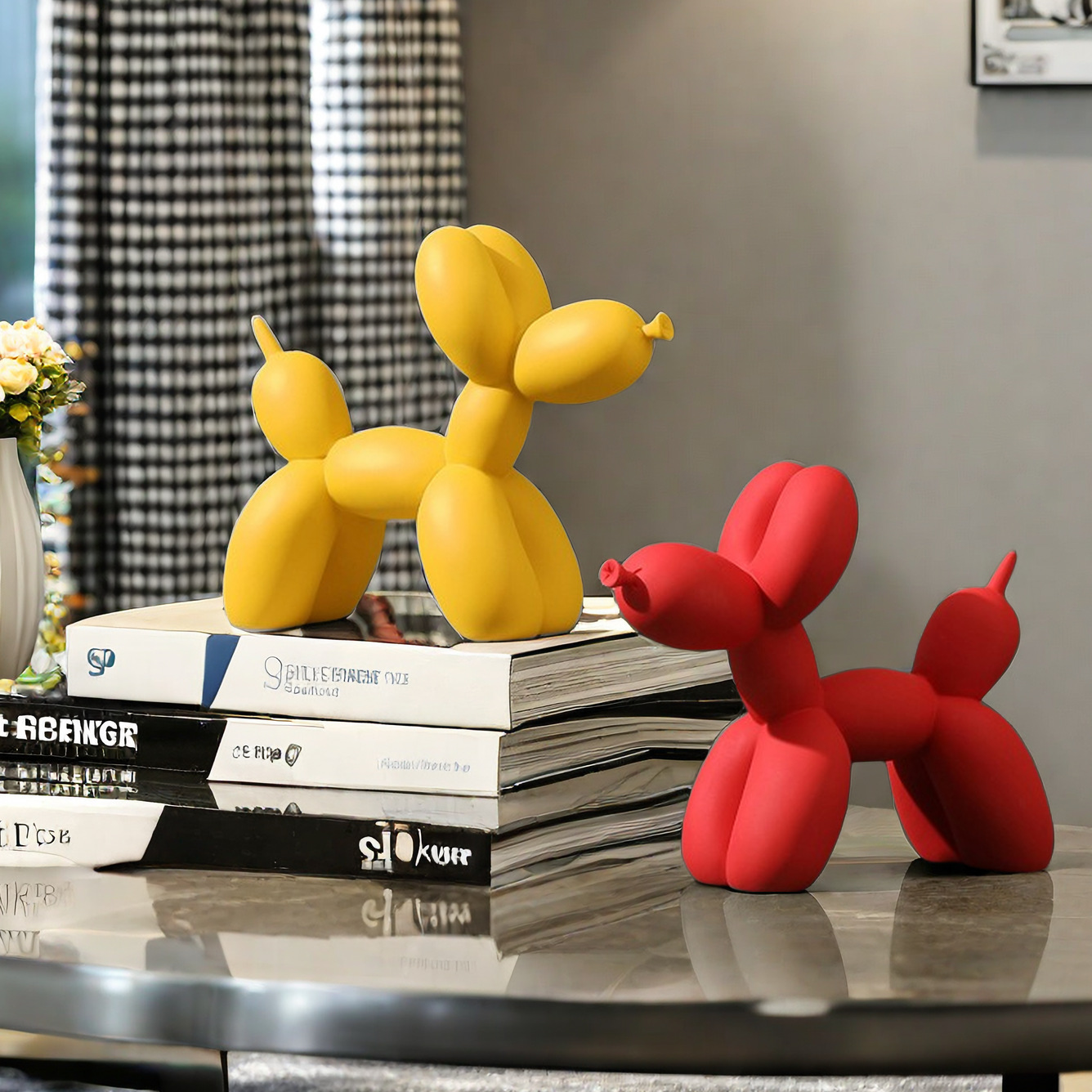 Einfarbige Ballonhund-Statue H – Home Decor Exhibition Bewertung und Preis