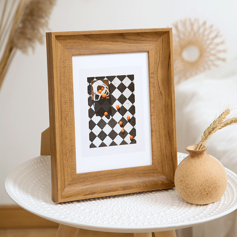 Minimalistischer quadratischer – Bamboo Photo Frame Bewertung und Preis