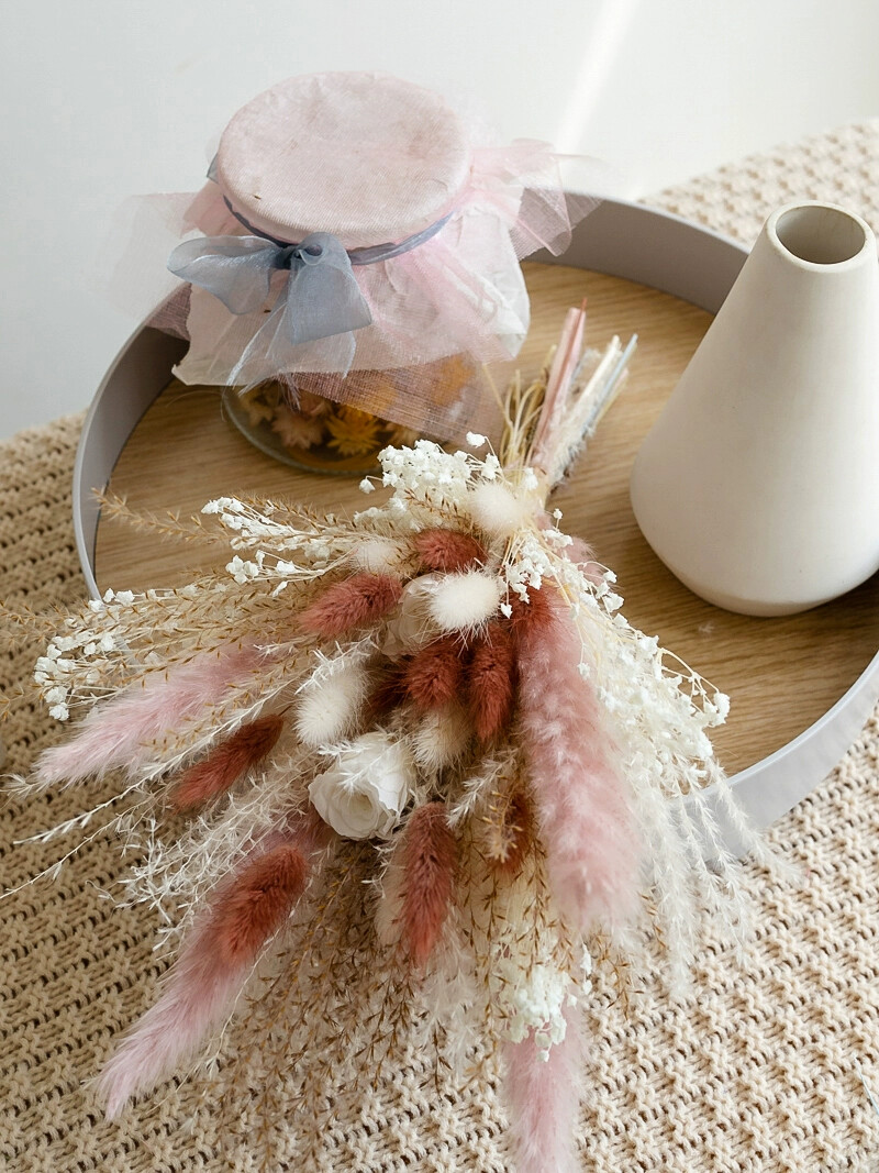 Konservierte Rose Kaninchen Sc – Dried Flower Bouquet Bewertung und Preis