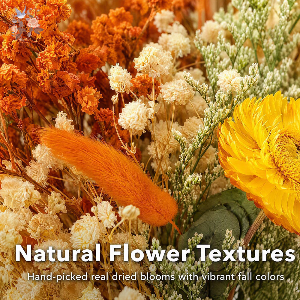 Herbstlicher Trockenblumenstra – Dried Flower Bouquet Bewertung und Preis