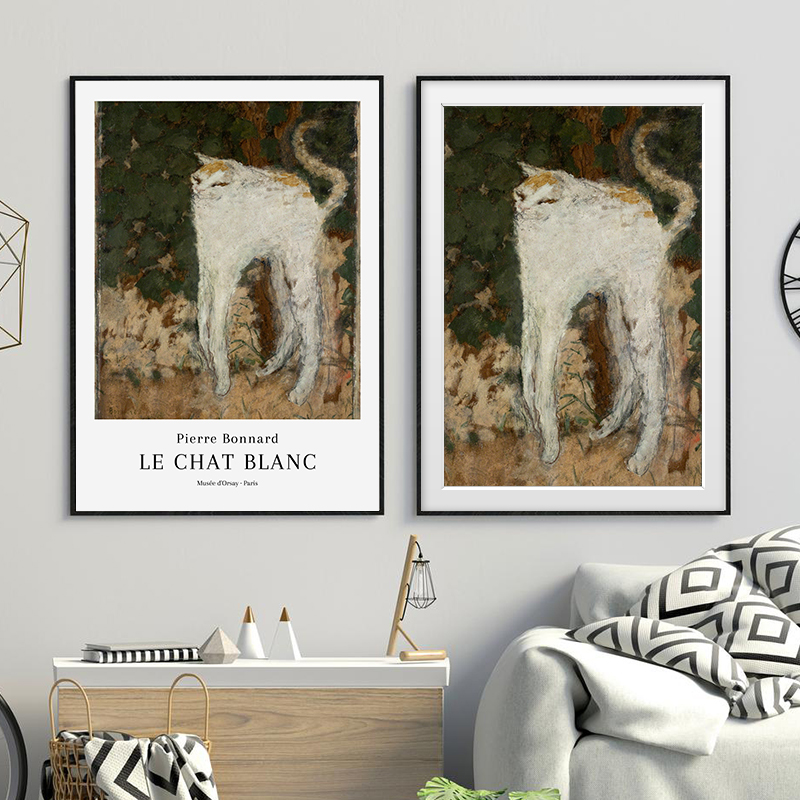 Pierre Bonnard Le Chat Blanc A – Home Decor Exhibition Bewertung und Preis