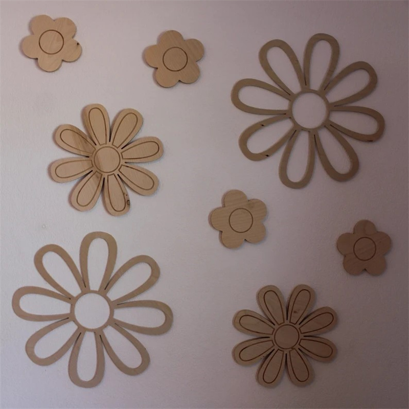 Holz Gänseblümchen Wand Blumen – Home Decor Korea Bewertung und Preis