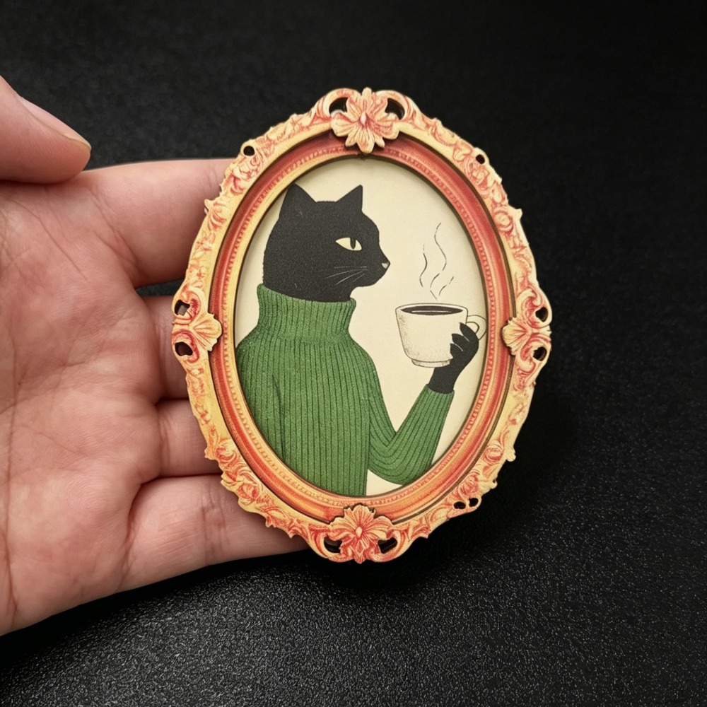 Niedlicher Katzen-Kühlschrankm – Home Decor Cat Bewertung und Preis