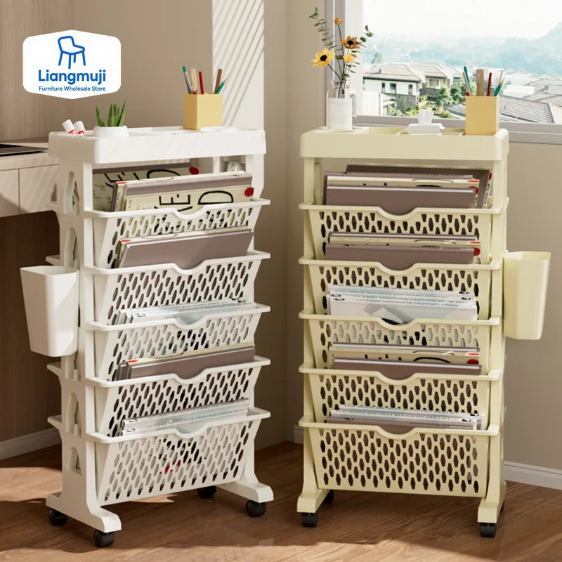 5-stufiges bewegliches Bücherr – Home Decor On Wheels Bewertung und Preis