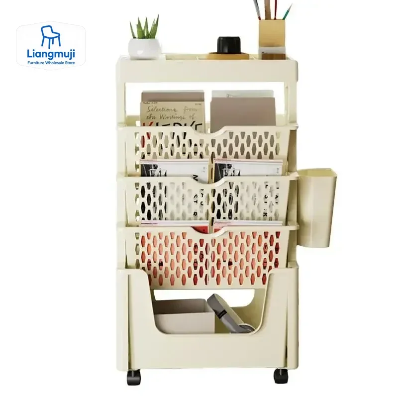 5-stufiges bewegliches Bücherr – Home Decor On Wheels Bewertung und Preis