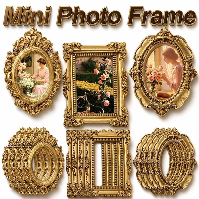 10/5 Stück Vintage Harz Mini-B – Bamboo Photo Frame Bewertung und Preis