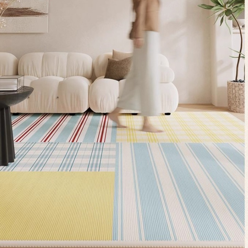 Dopaminfarbener bunter Teppich – Home Decor Dopamine Bewertung und Preis
