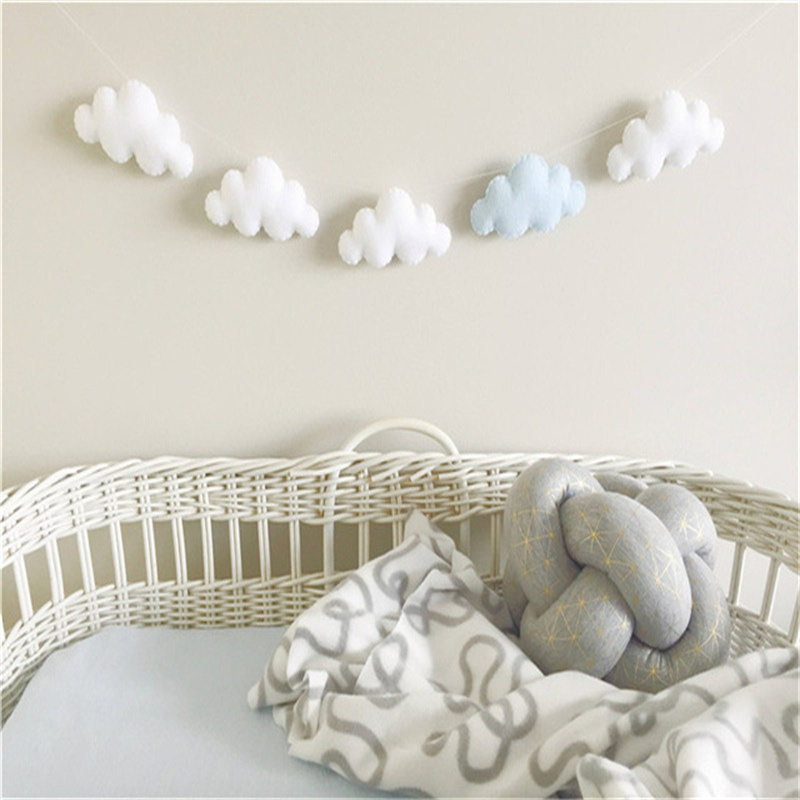 Nordic Filz Wolke Girlanden St – Home Decor Korea Bewertung und Preis